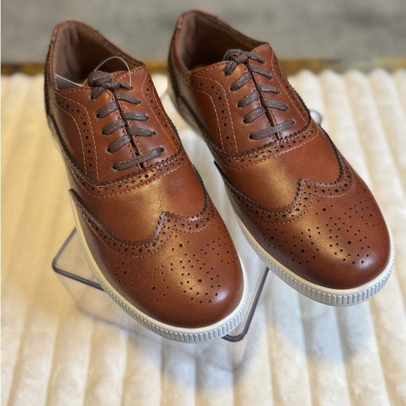 Deer Stags Brown Leather Oxfords - Picture 3 of 6